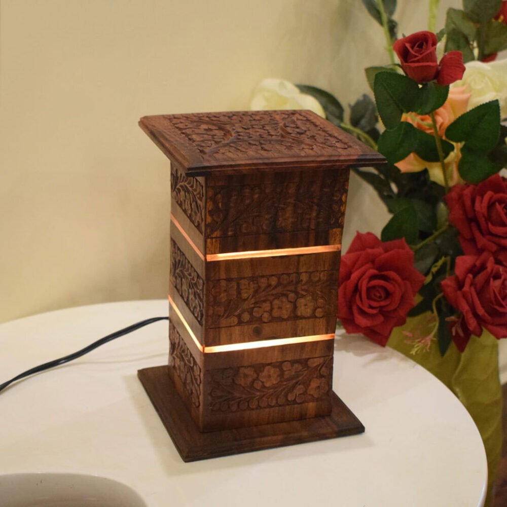 Carving Art Wooden Lamp